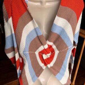 Colorful Knit Women's Sweater